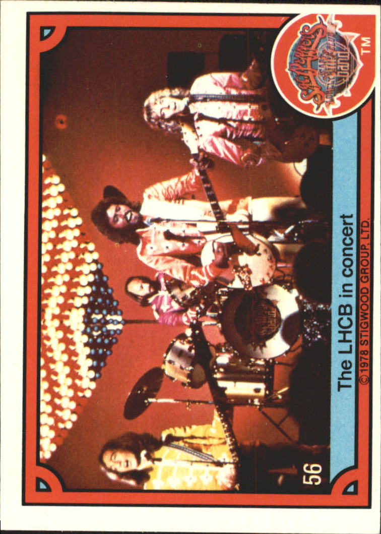 1978 Donruss Sgt. Pepper's Lonely Hearts Club Band #56 The LHCB in concert back image