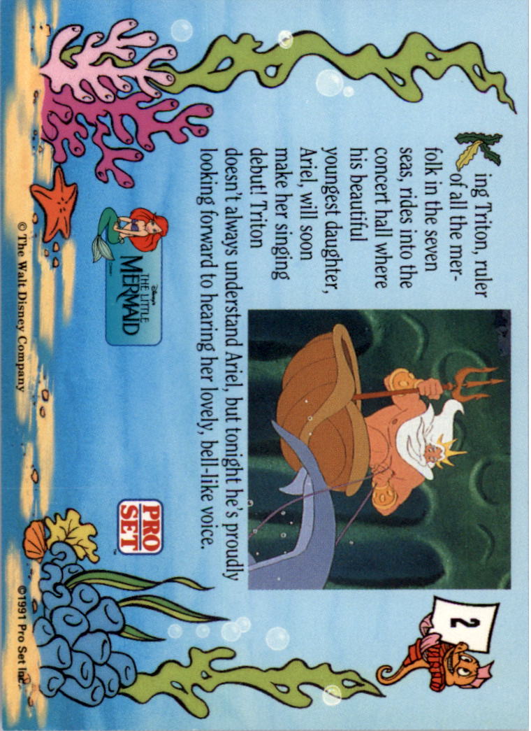 The Little Mermaid (1991 Pro Set) "Main Set" Cards #1 to #90 - Bild 5 von 181