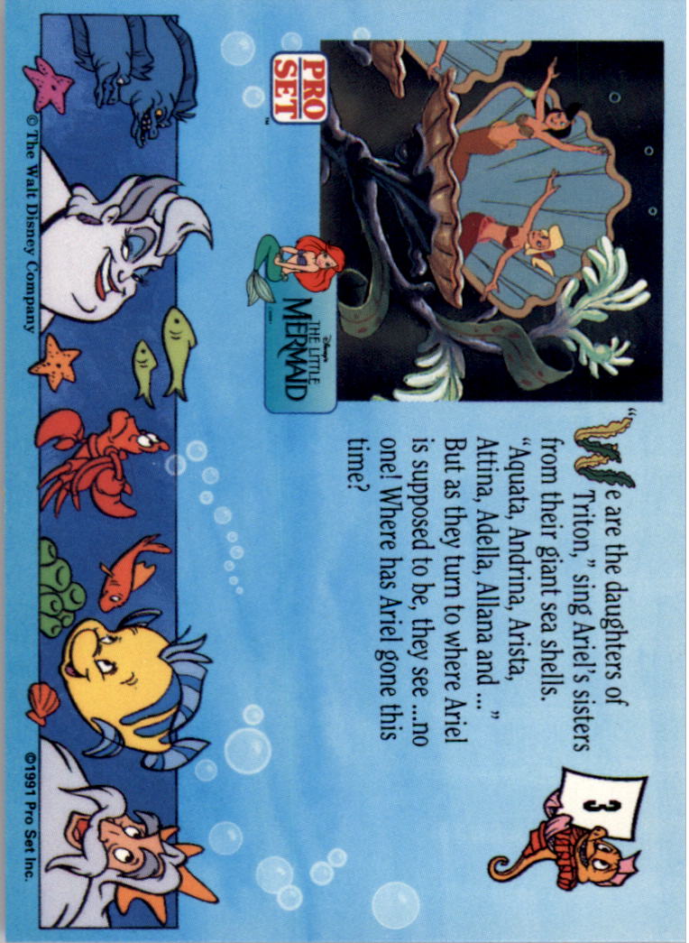 The Little Mermaid (1991 Pro Set) "Main Set" Cards #1 to #90 - Bild 7 von 181