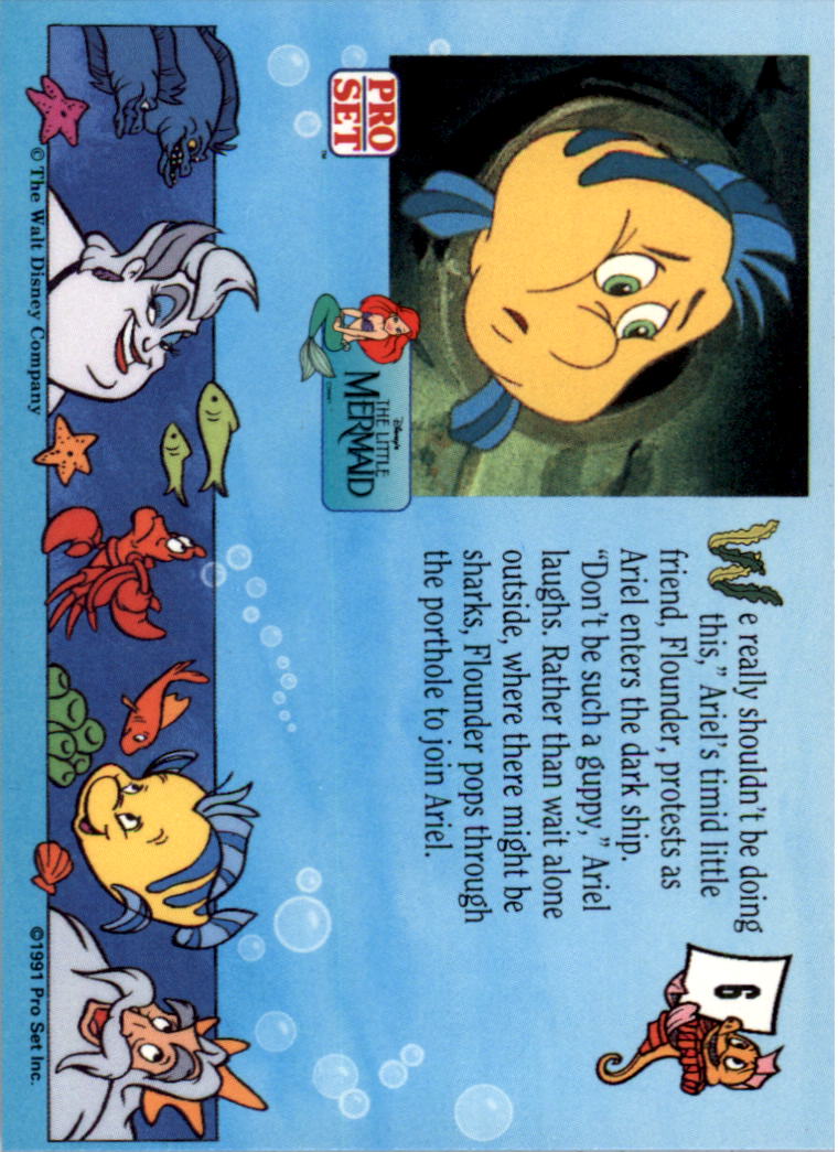 The Little Mermaid (1991 Pro Set) "Main Set" Cards #1 to #90 - Bild 13 von 181