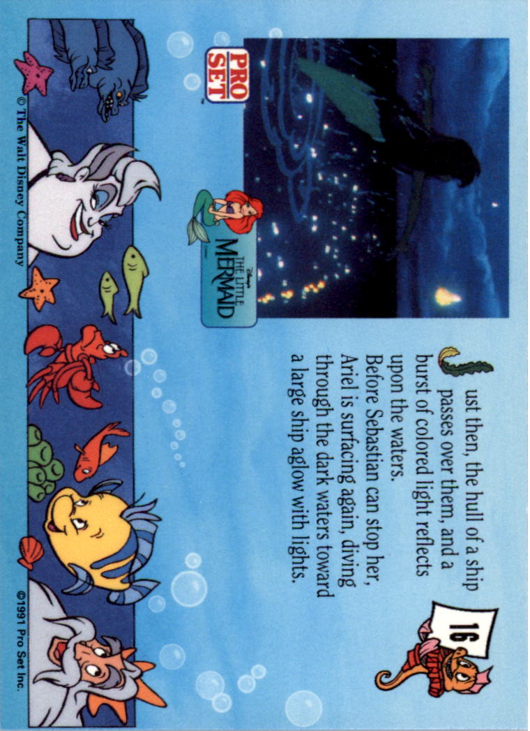The Little Mermaid (1991 Pro Set) "Main Set" Cards #1 to #90 - Bild 33 von 181