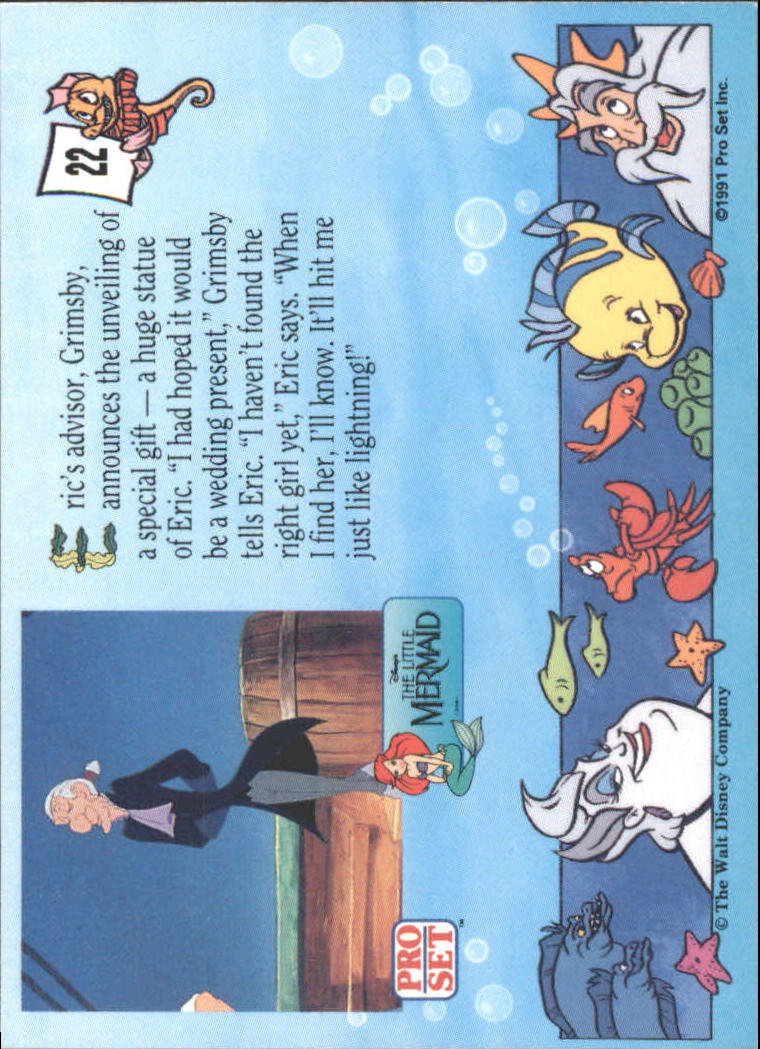The Little Mermaid (1991 Pro Set) "Main Set" Cards #1 to #90 - Bild 45 von 181