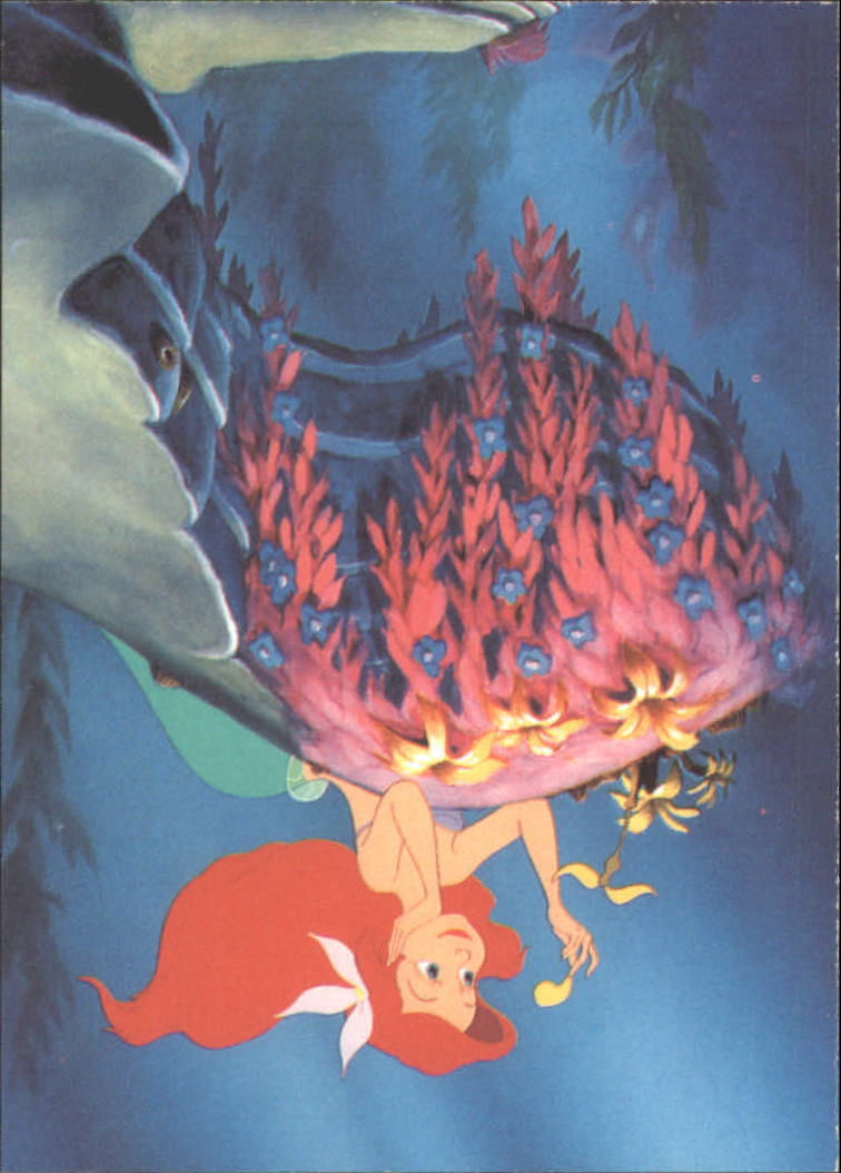 1991 Pro Set The Little Mermaid #29 In a Sea Garden
