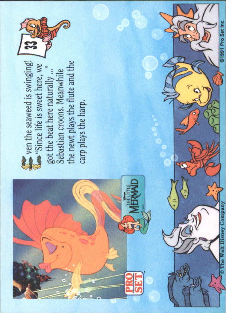 The Little Mermaid (1991 Pro Set) "Main Set" Cards #1 to #90 - Bild 67 von 181
