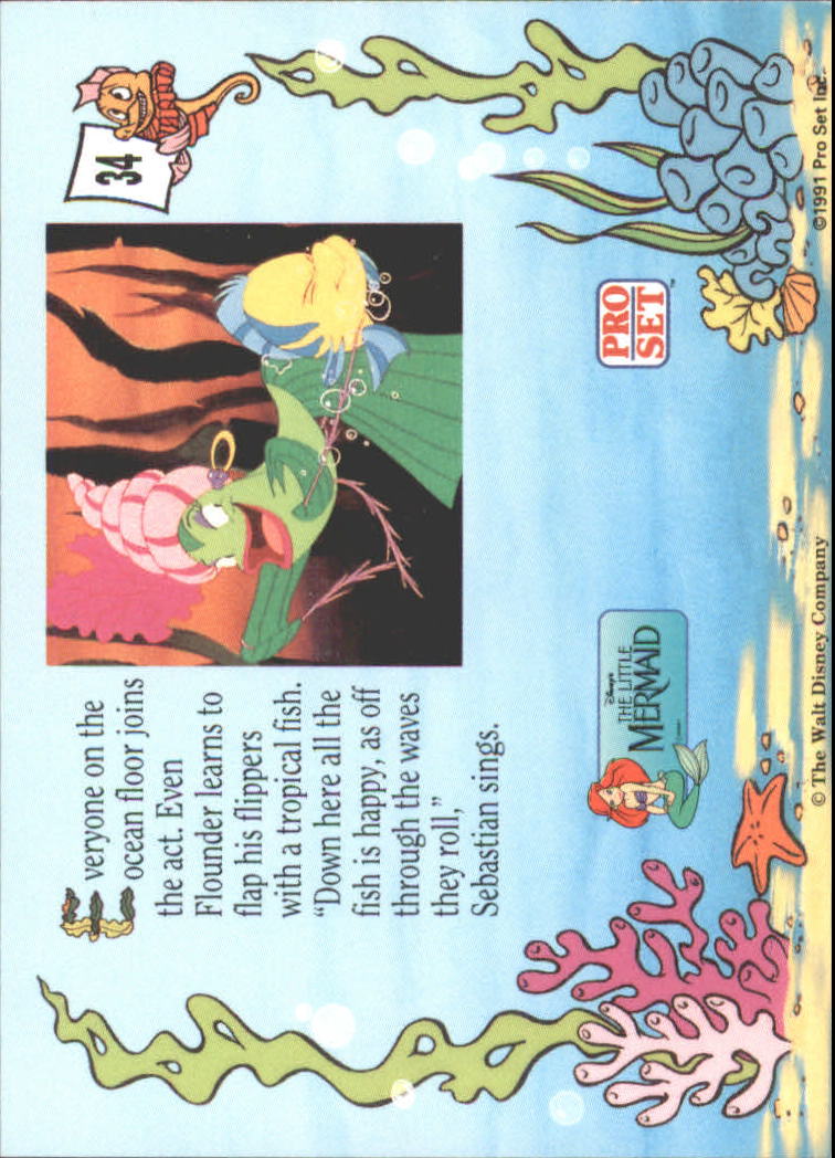The Little Mermaid (1991 Pro Set) "Main Set" Cards #1 to #90 - Bild 69 von 181