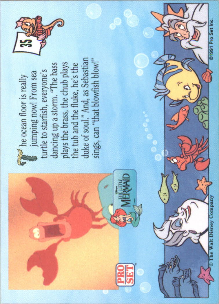 The Little Mermaid (1991 Pro Set) "Main Set" Cards #1 to #90 - Bild 71 von 181