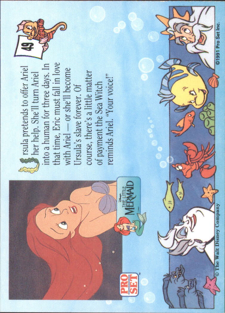 The Little Mermaid (1991 Pro Set) "Main Set" Cards #1 to #90 - Bild 99 von 181