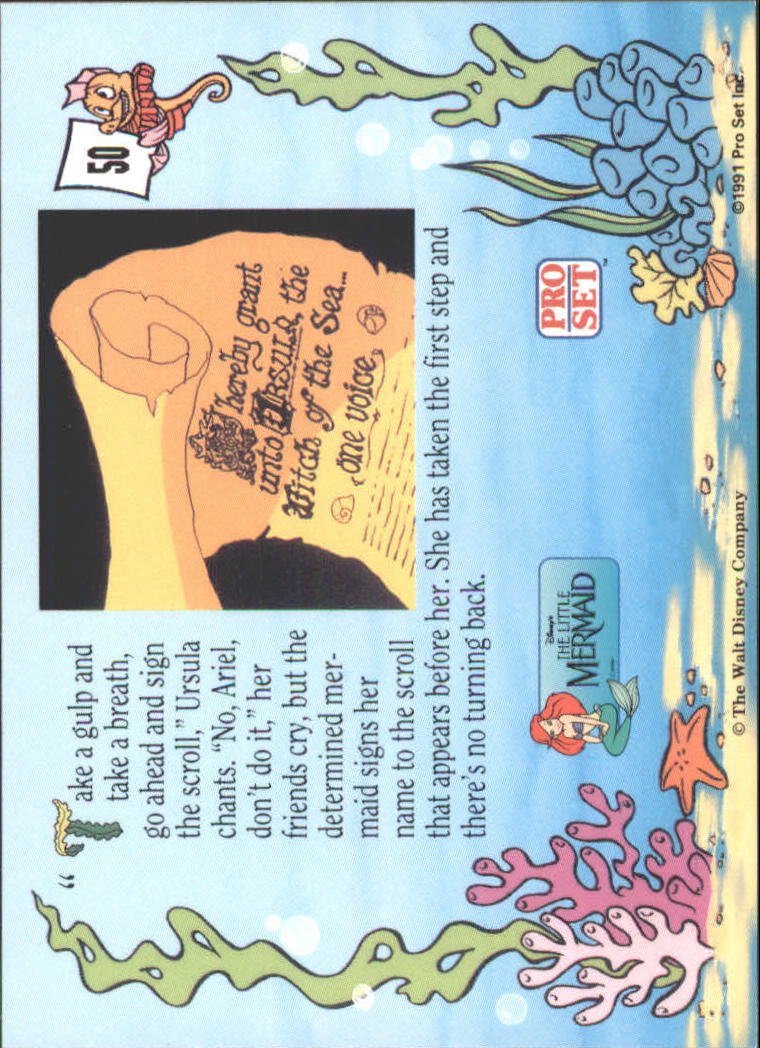 The Little Mermaid (1991 Pro Set) "Main Set" Cards #1 to #90 - Bild 101 von 181