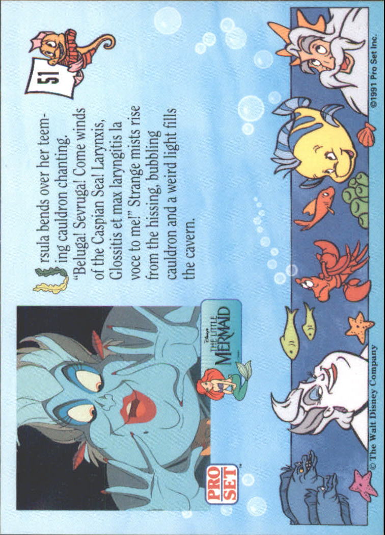 The Little Mermaid (1991 Pro Set) "Main Set" Cards #1 to #90 - Bild 103 von 181