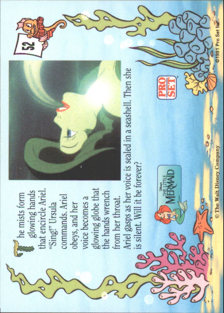 The Little Mermaid (1991 Pro Set) "Main Set" Cards #1 to #90 - Bild 105 von 181