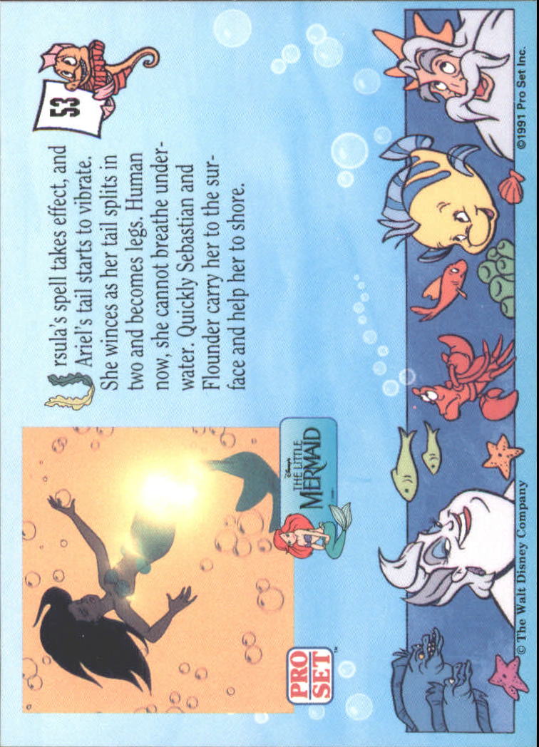 The Little Mermaid (1991 Pro Set) "Main Set" Cards #1 to #90 - Bild 107 von 181