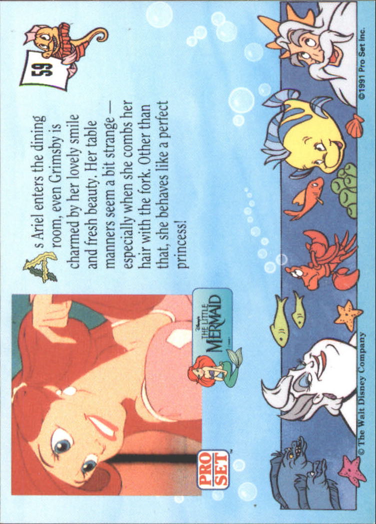 The Little Mermaid (1991 Pro Set) "Main Set" Cards #1 to #90 - Bild 119 von 181