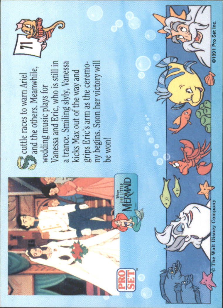 The Little Mermaid (1991 Pro Set) "Main Set" Cards #1 to #90 - Bild 143 von 181