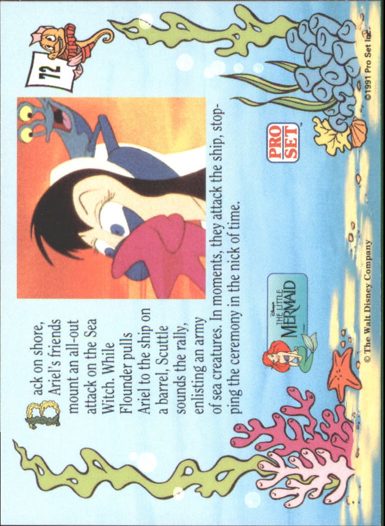 The Little Mermaid (1991 Pro Set) "Main Set" Cards #1 to #90 - Bild 145 von 181