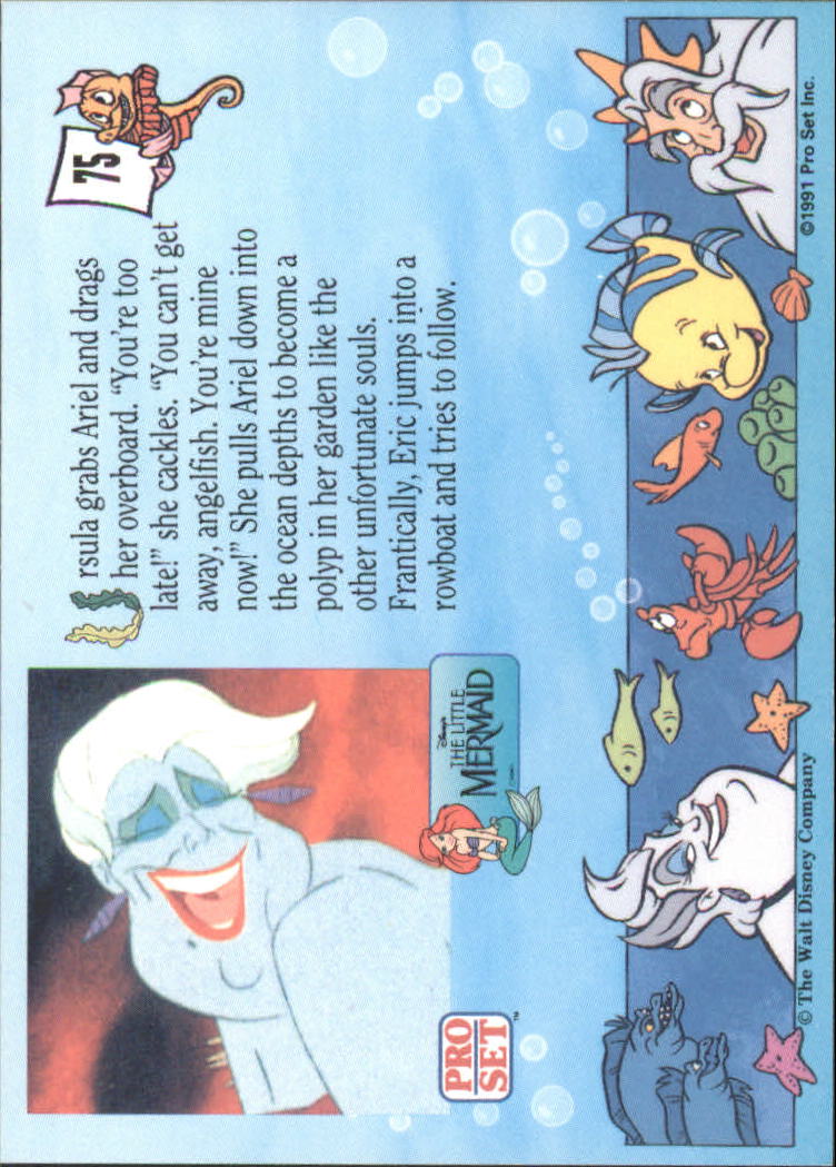 The Little Mermaid (1991 Pro Set) "Main Set" Cards #1 to #90 - Bild 151 von 181