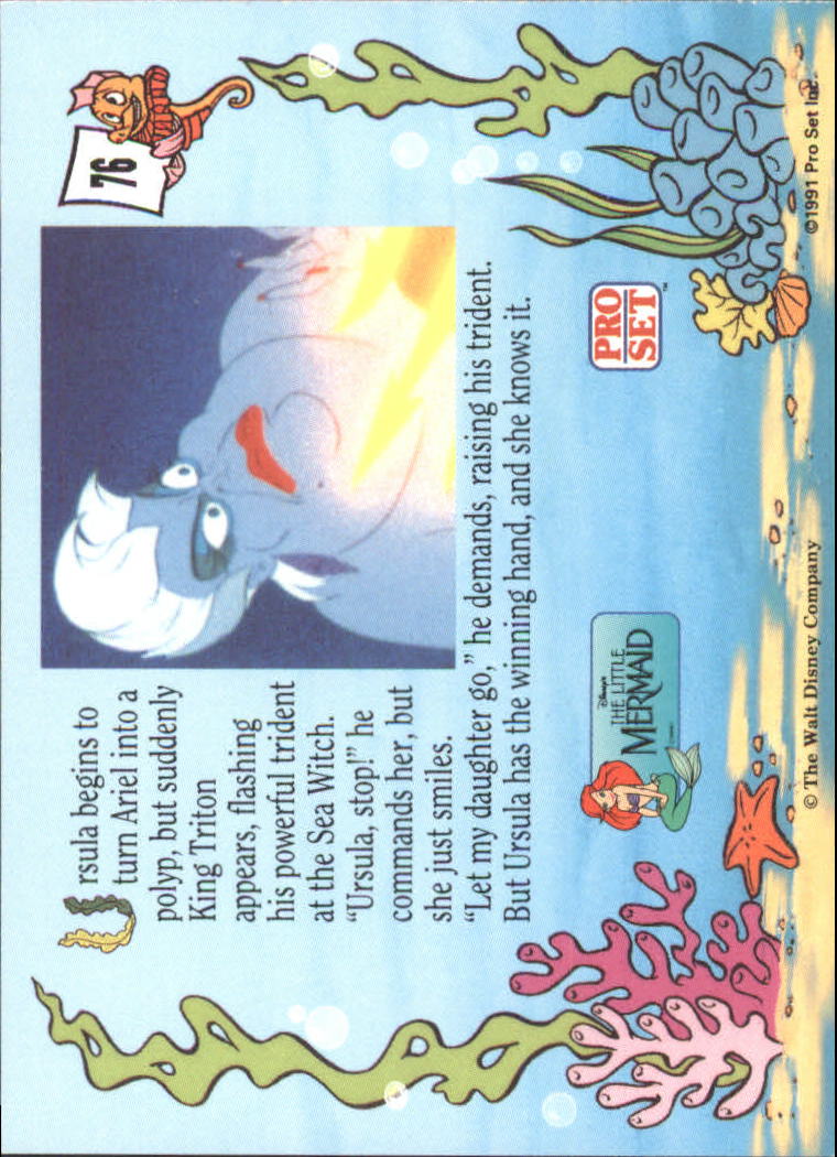 The Little Mermaid (1991 Pro Set) "Main Set" Cards #1 to #90 - Bild 153 von 181