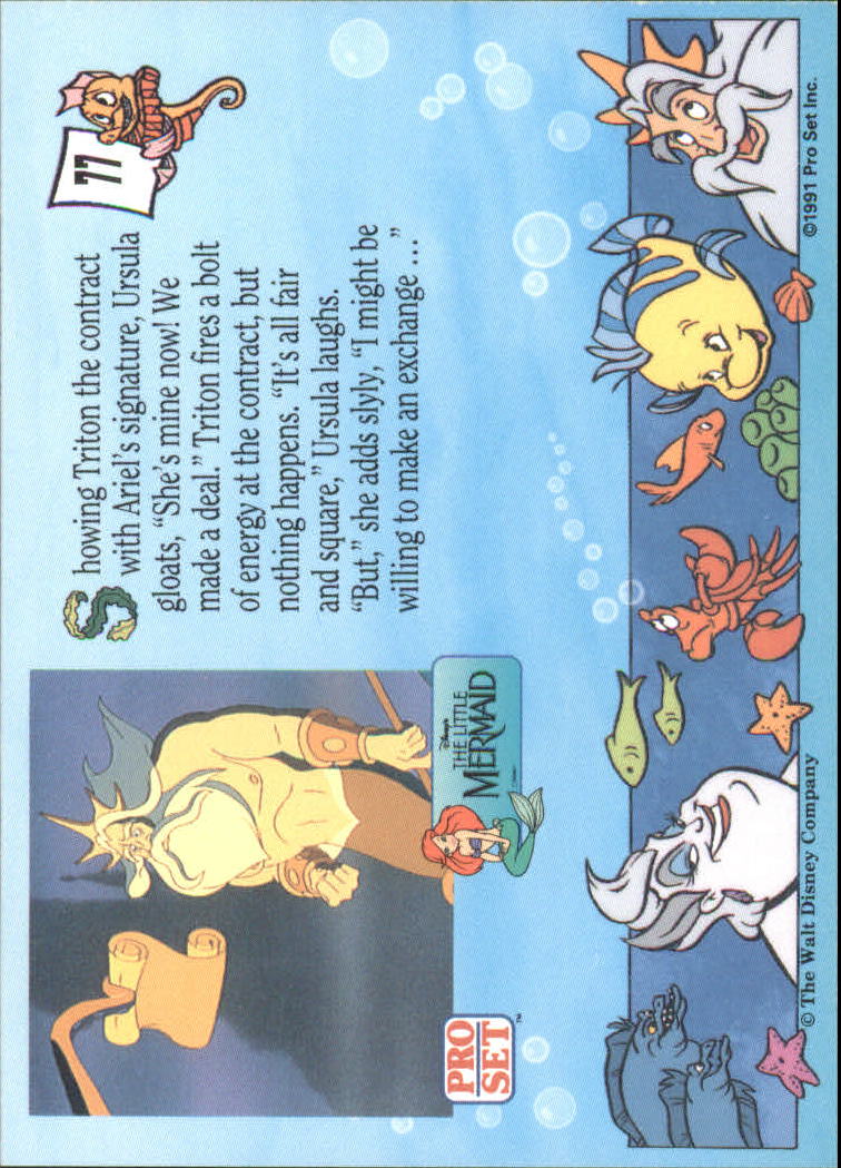 The Little Mermaid (1991 Pro Set) "Main Set" Cards #1 to #90 - Bild 155 von 181