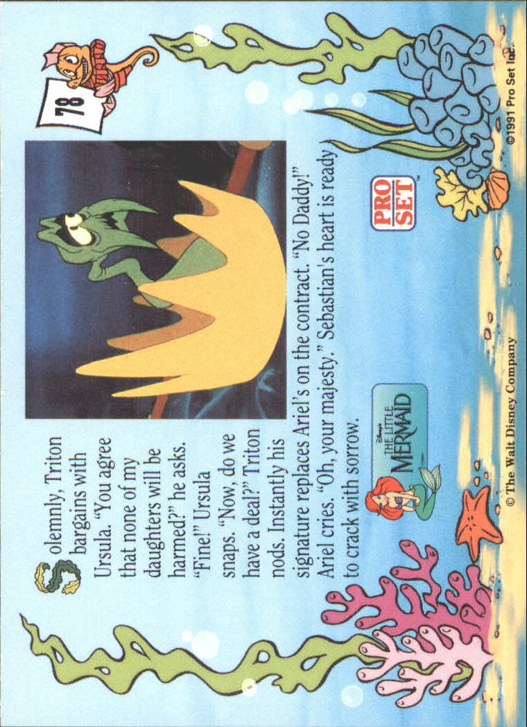 The Little Mermaid (1991 Pro Set) "Main Set" Cards #1 to #90 - Bild 157 von 181