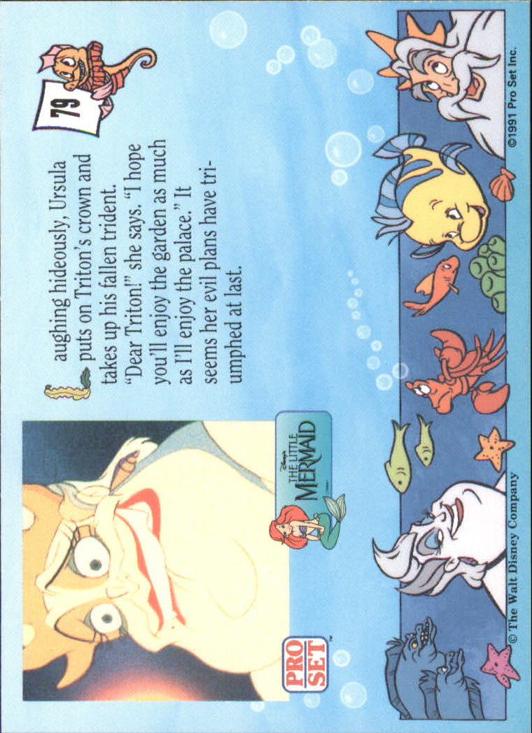 The Little Mermaid (1991 Pro Set) "Main Set" Cards #1 to #90 - Bild 159 von 181