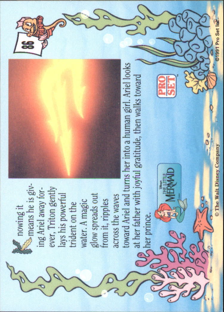 The Little Mermaid (1991 Pro Set) "Main Set" Cards #1 to #90 - Bild 173 von 181