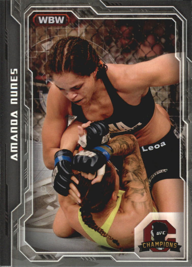 2014 Topps UFC Champions Silver #35 Amanda Nunes