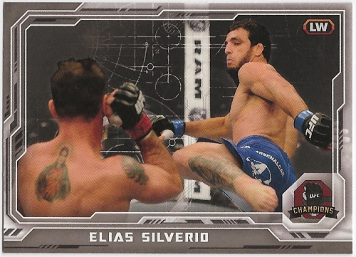 2014 Topps UFC Champions Silver #53 Elias Silverio