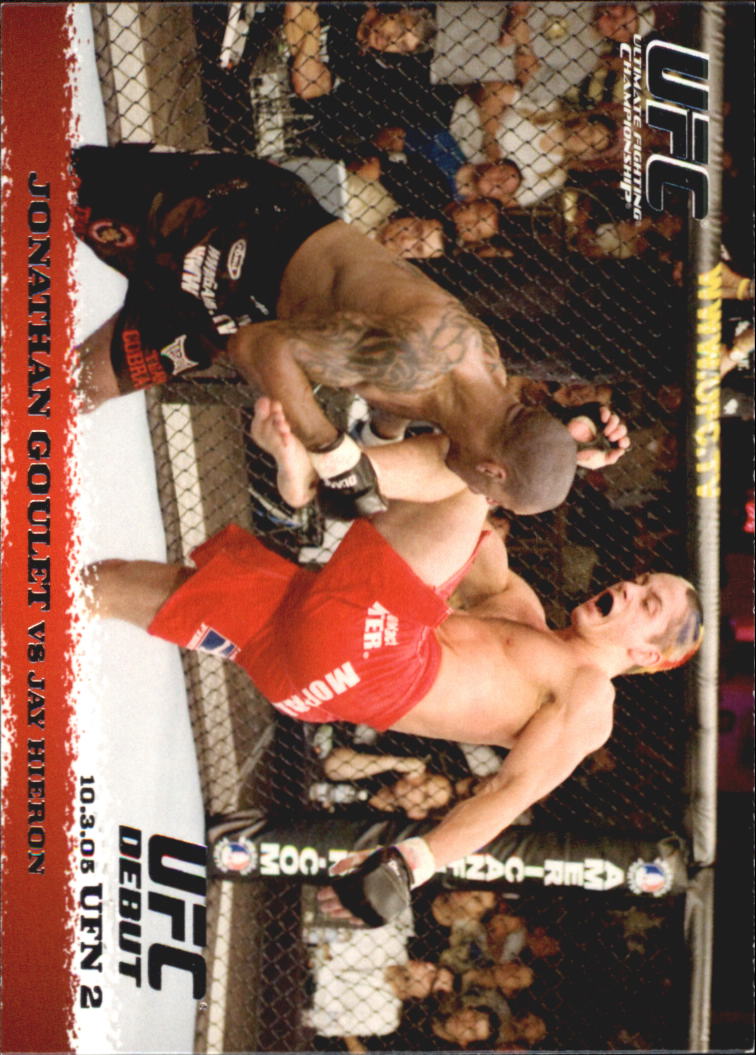 2009 Topps UFC Round 1 #35 Jonathan Goulet RC vs. Jay Hieron