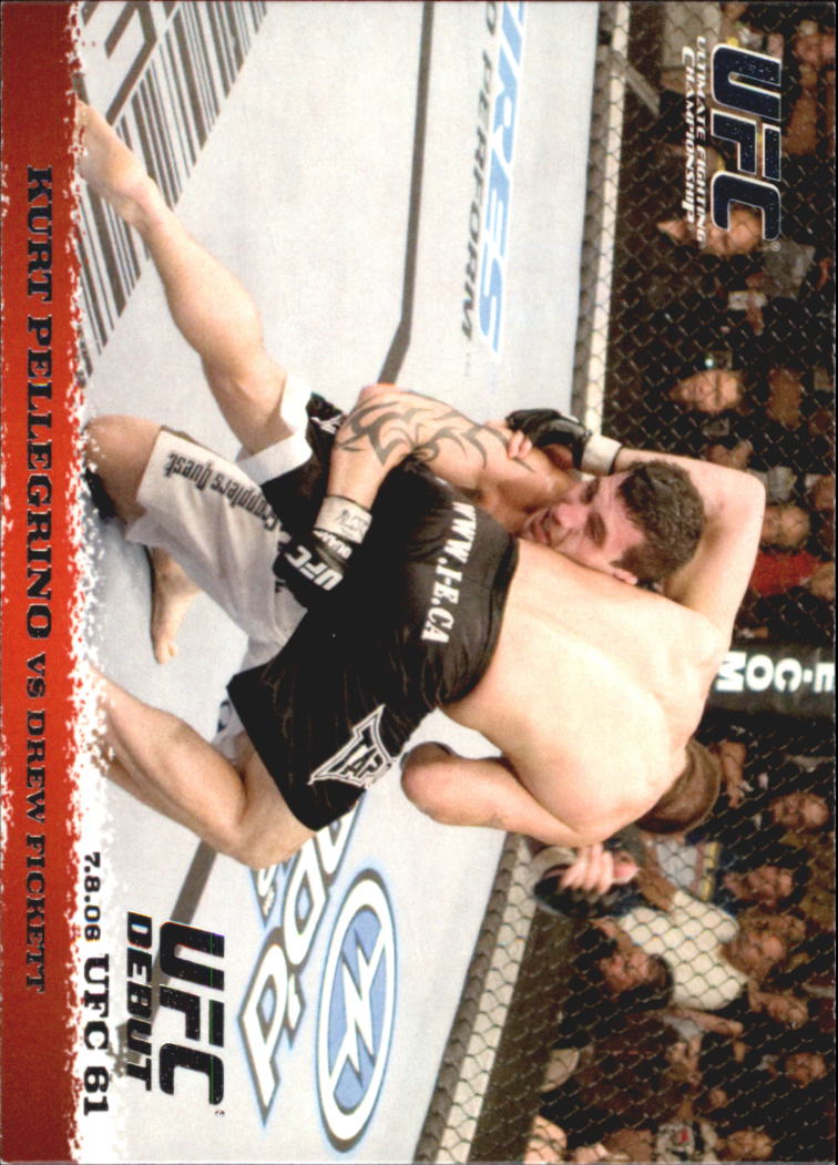 2009 Topps UFC Round 1 #48 Kurt Pellegrino RC vs. Drew Fickett