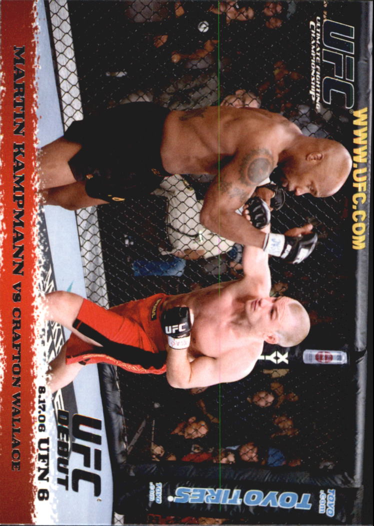 2009 Topps UFC Round 1 #49 Martin Kampmann RC vs. Crafton Wallace
