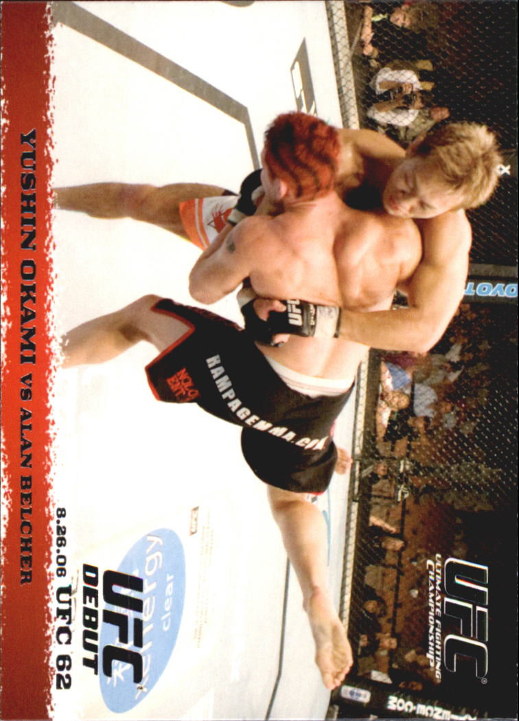 2009 Topps UFC Round 1 #50 Yushin Okami RC vs. Alan Belcher