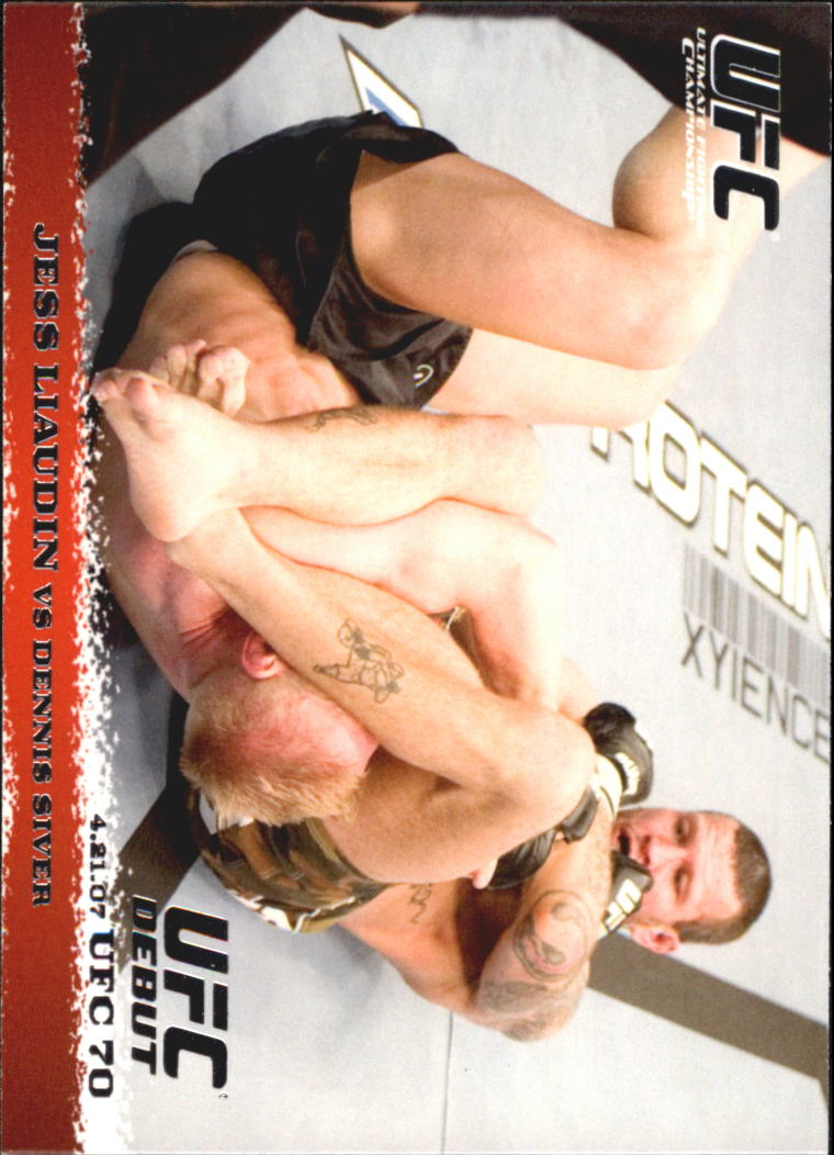 2009 Topps UFC Round 1 #62 Jess Liaudin RC vs. Dennis Siver
