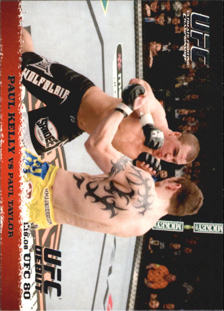 2009 Topps UFC Round 1 #79 Paul Kelly RC vs. Paul Taylor