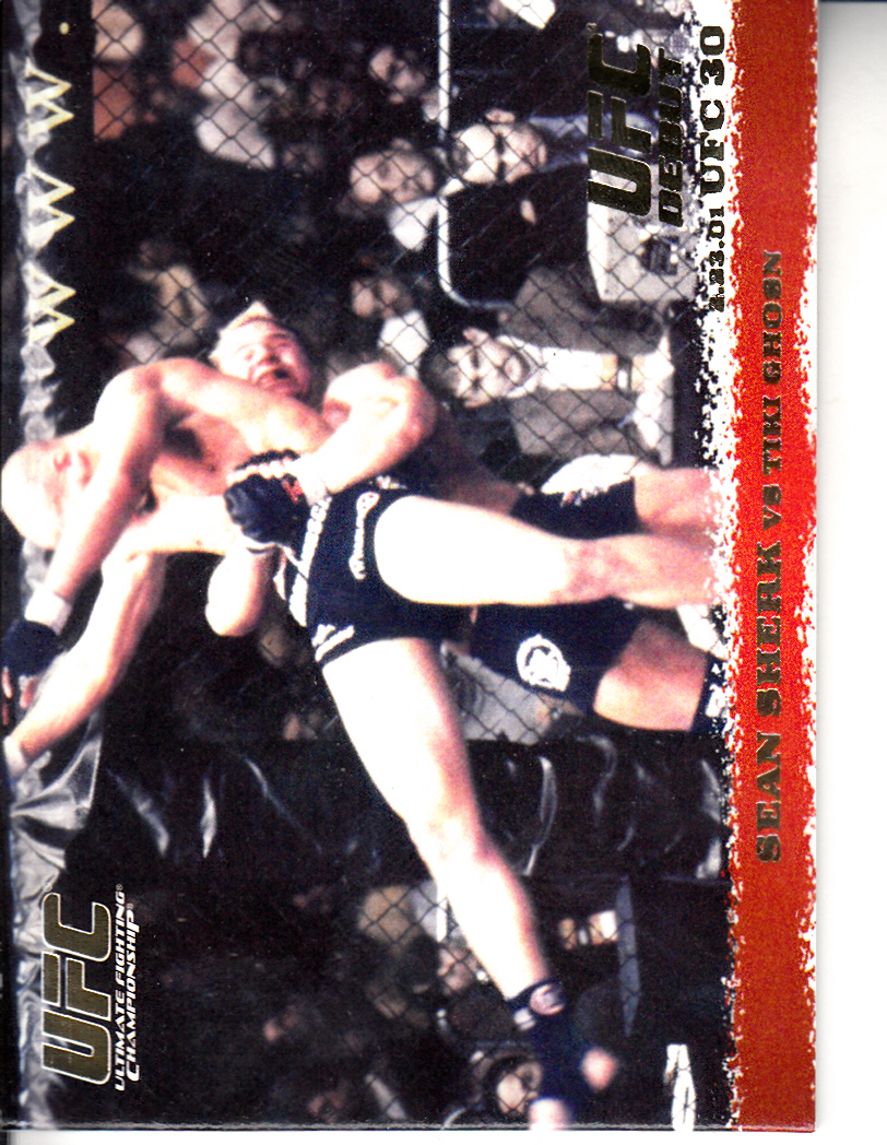2009 Topps UFC Round 1 Gold #9 Sean Sherk vs. Tiki Ghosn