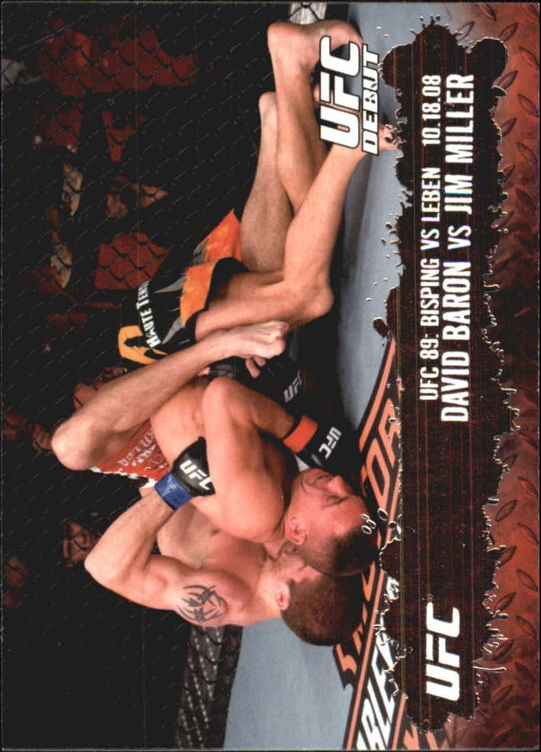 2009 Topps UFC #106 David Baron RC vs. Jim Miller