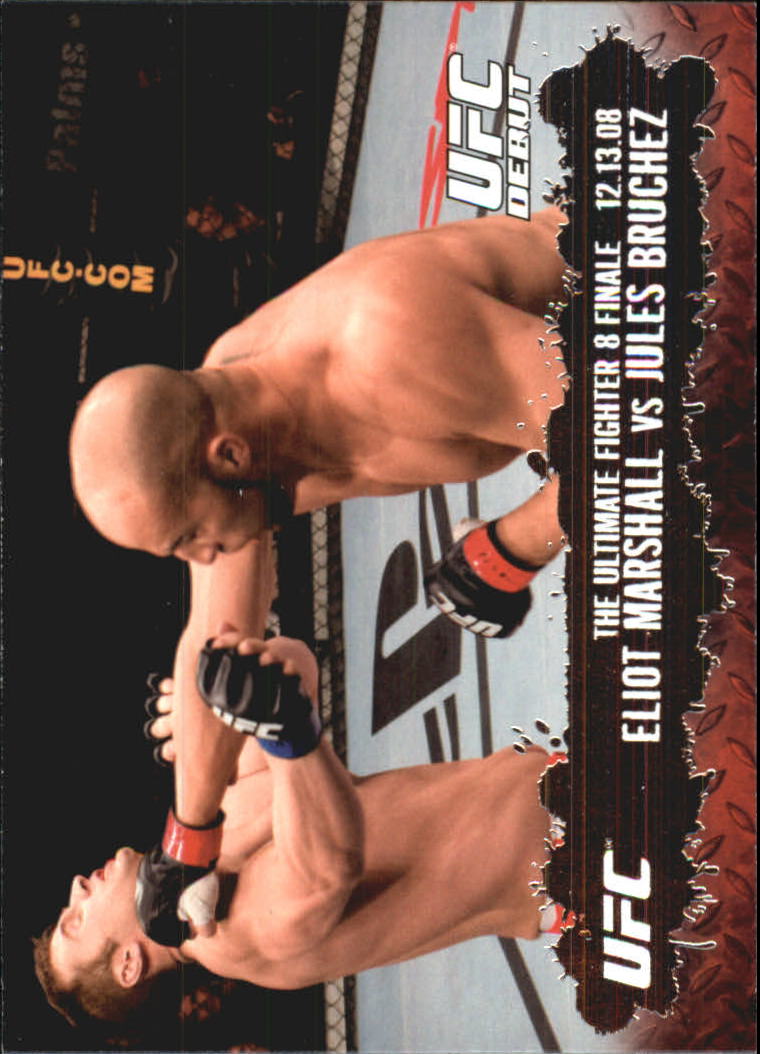 2009 Topps UFC #114 Eliot Marshall RC vs. Jules Bruchez