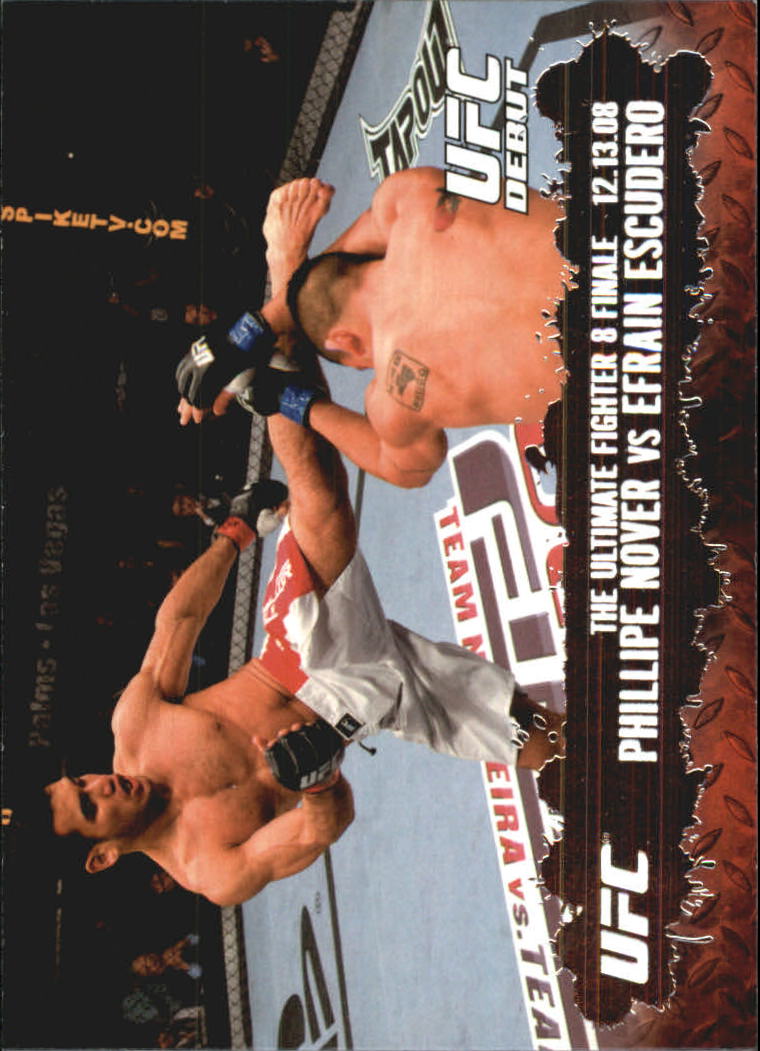 2009 Topps UFC #118 Phillipe Nover RC vs. Efrain Escudero