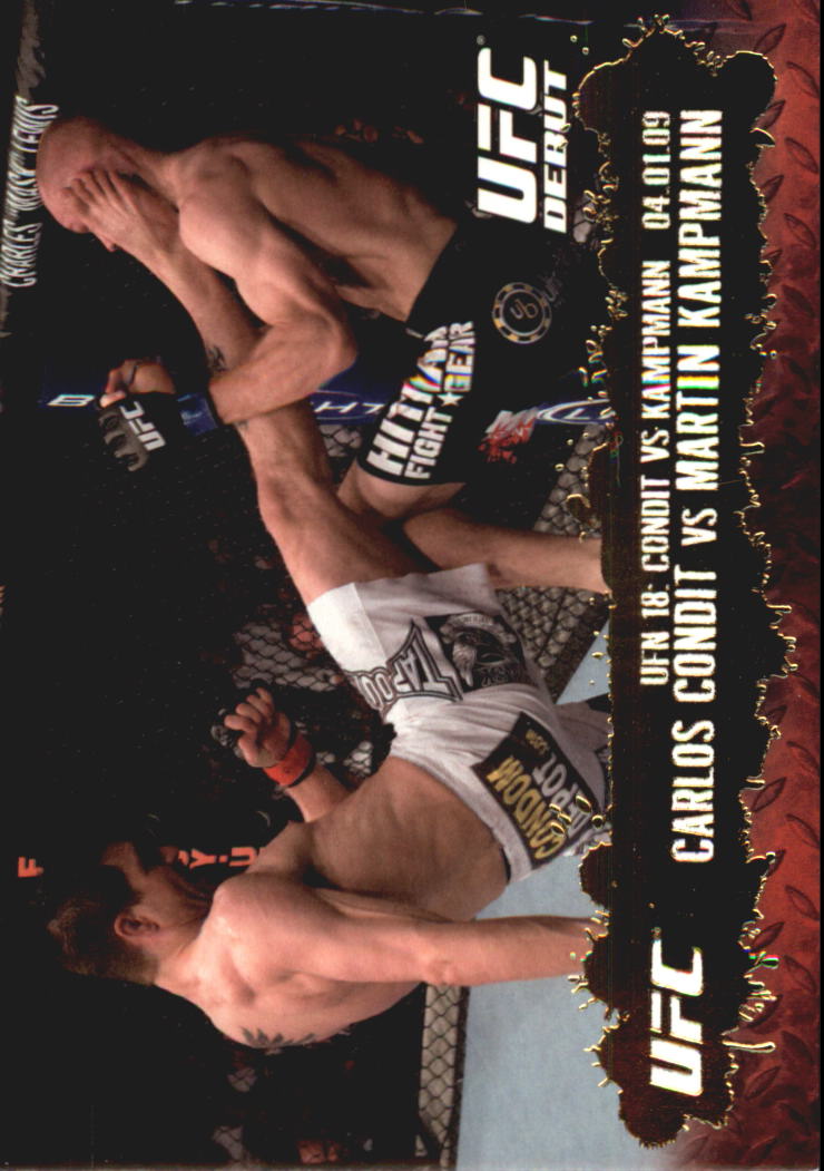2009 Topps UFC Gold #132 Carlos Condit vs. Martin Kampmann