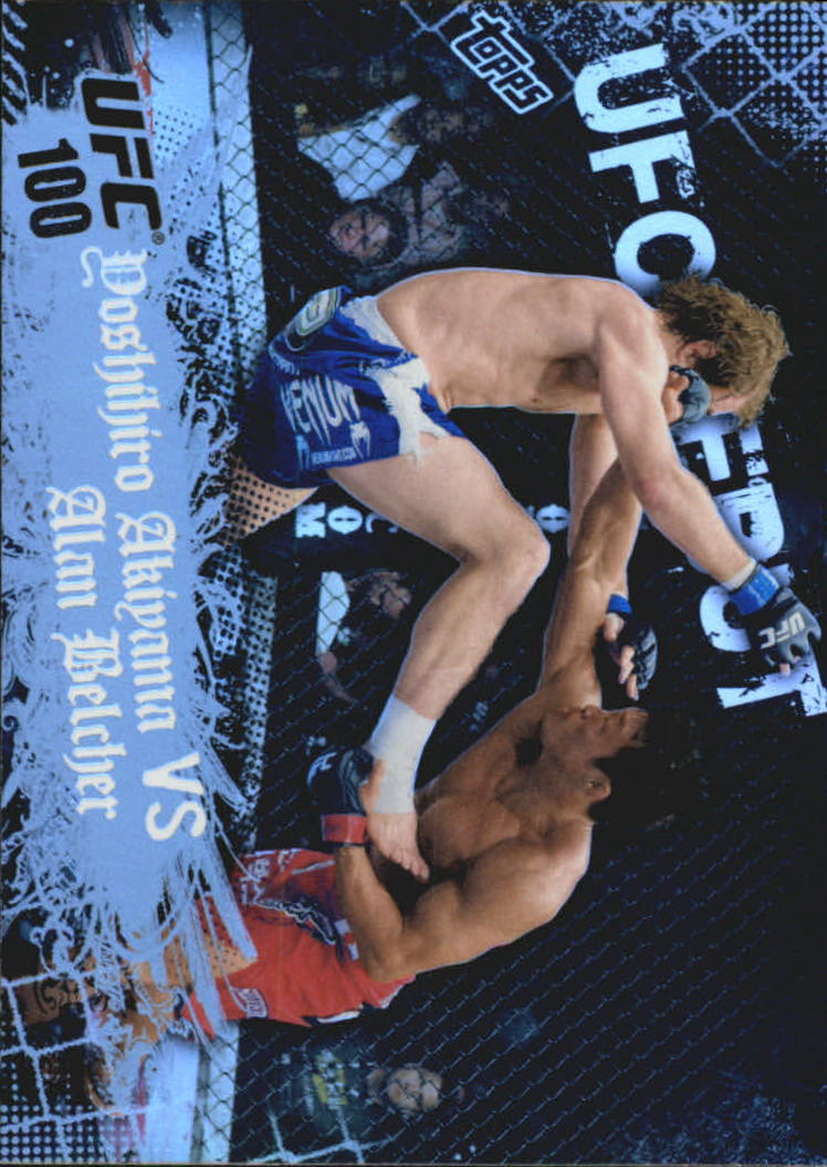 2010 Topps UFC Main Event #111 Yoshihiro Akiyama RC vs. Alan Belcher