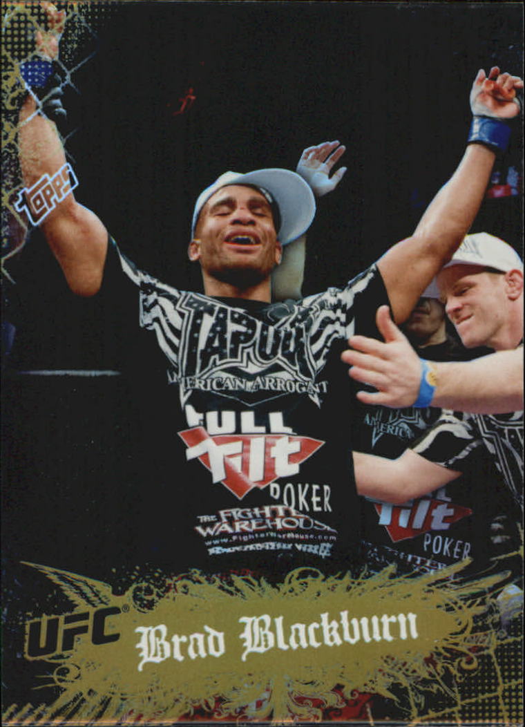 2010 Topps UFC Main Event Gold #82 Brad Blackburn