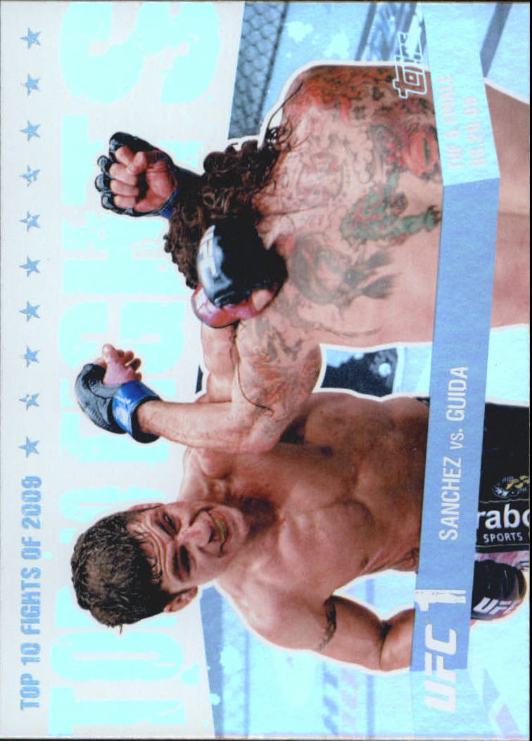 2010 Topps UFC Main Event Top 10 Fights of 2009 #3 Sanchez/Guida