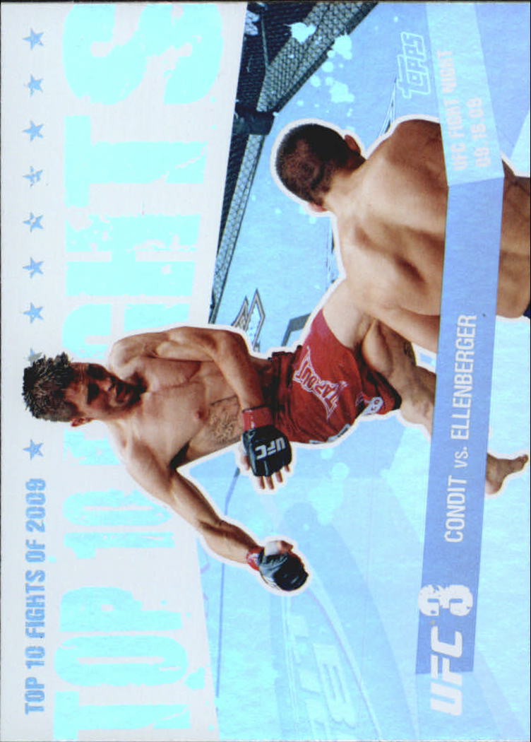 2010 Topps UFC Main Event Top 10 Fights of 2009 #9 Condit/Ellenberger