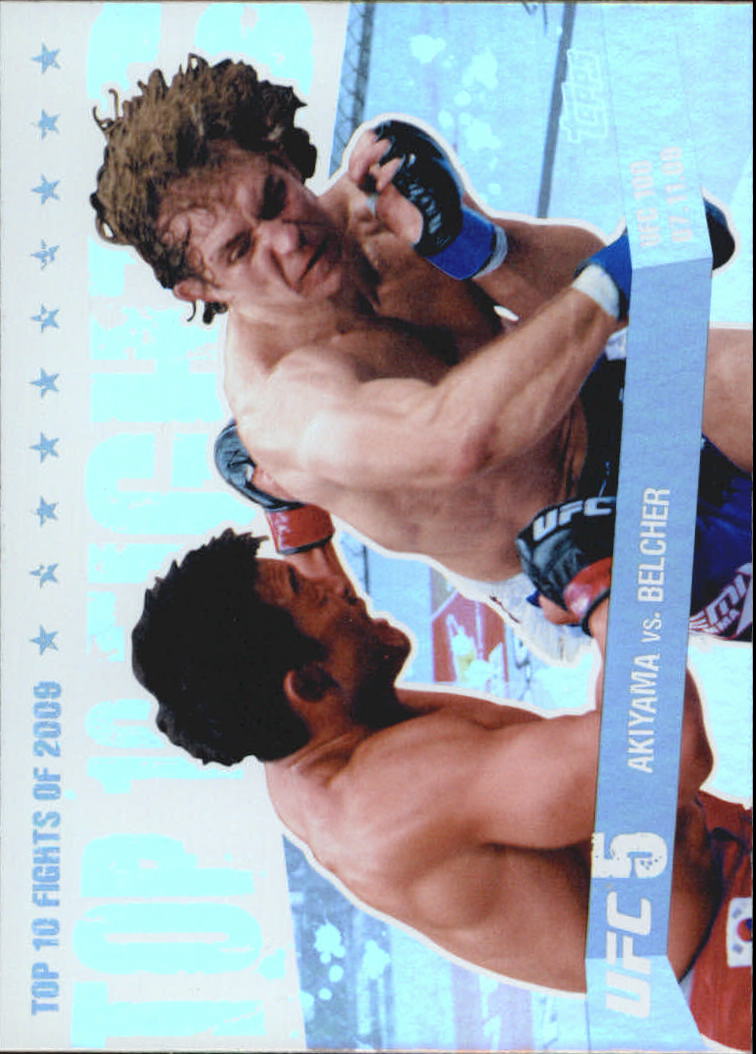 2010 Topps UFC Main Event Top 10 Fights of 2009 #15 Akiyama/Belcher