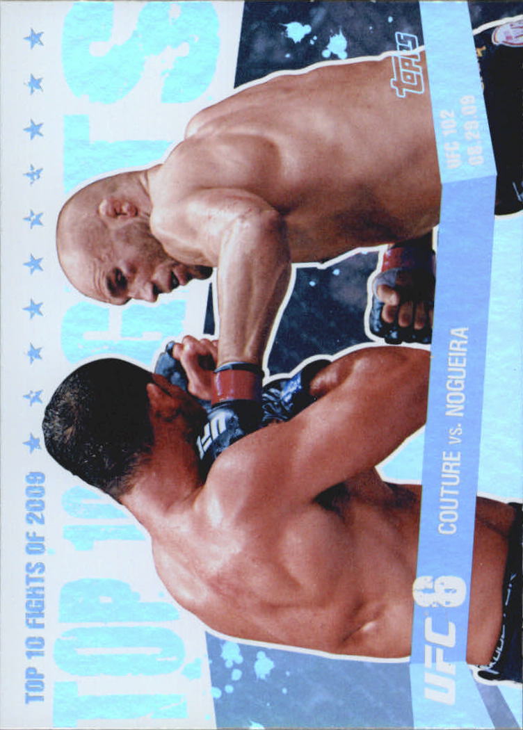 2010 Topps UFC Main Event Top 10 Fights of 2009 #17 Couture/Nogueira