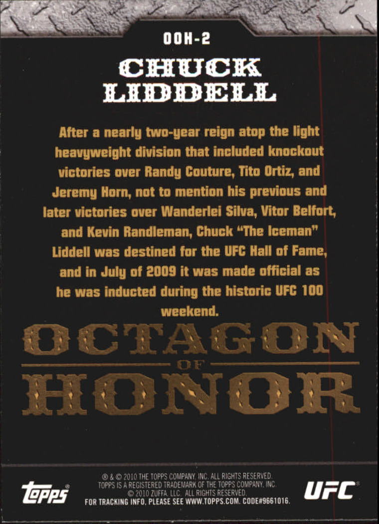 2010 Topps UFC (Ultimate Fighting Championship) MMA "Insert" Cards - Picture 113 of 159