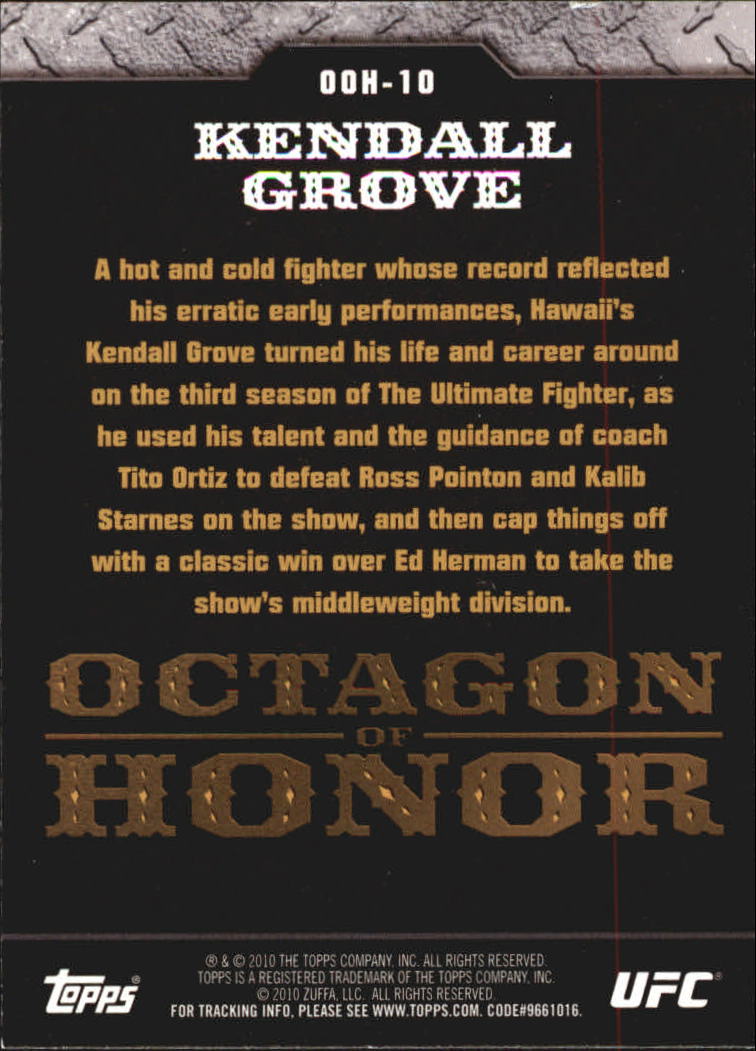 2010 Topps UFC (Ultimate Fighting Championship) MMA "Insert" Cards - Picture 129 of 159