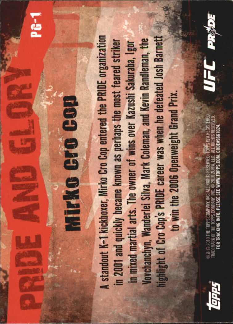 2010 Topps UFC (Ultimate Fighting Championship) MMA "Insert" Cards - Picture 131 of 159