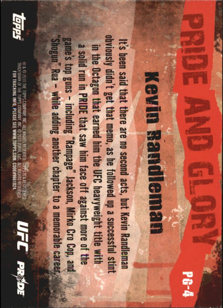 2010 Topps UFC (Ultimate Fighting Championship) MMA "Insert" Cards - Picture 137 of 159