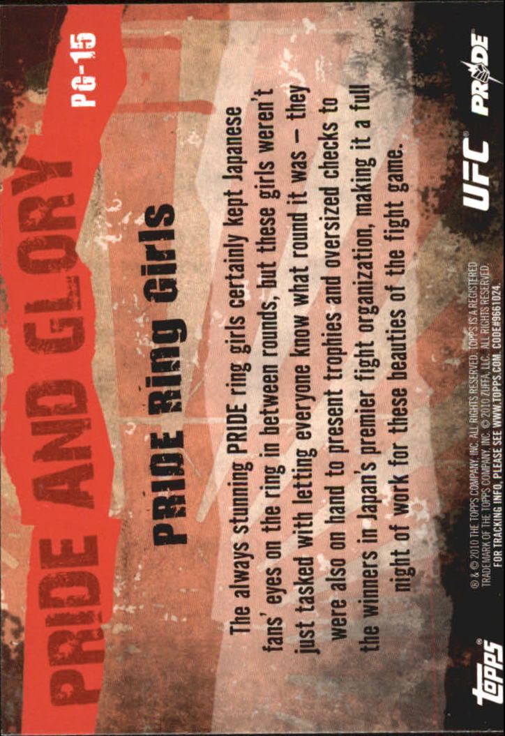 2010 Topps UFC (Ultimate Fighting Championship) MMA "Insert" Cards - Picture 159 of 159