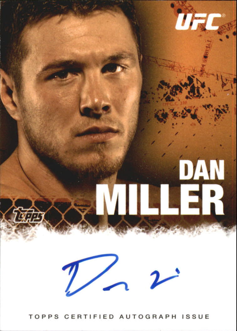 2010 Topps UFC Autographs #FADM Dan Miller