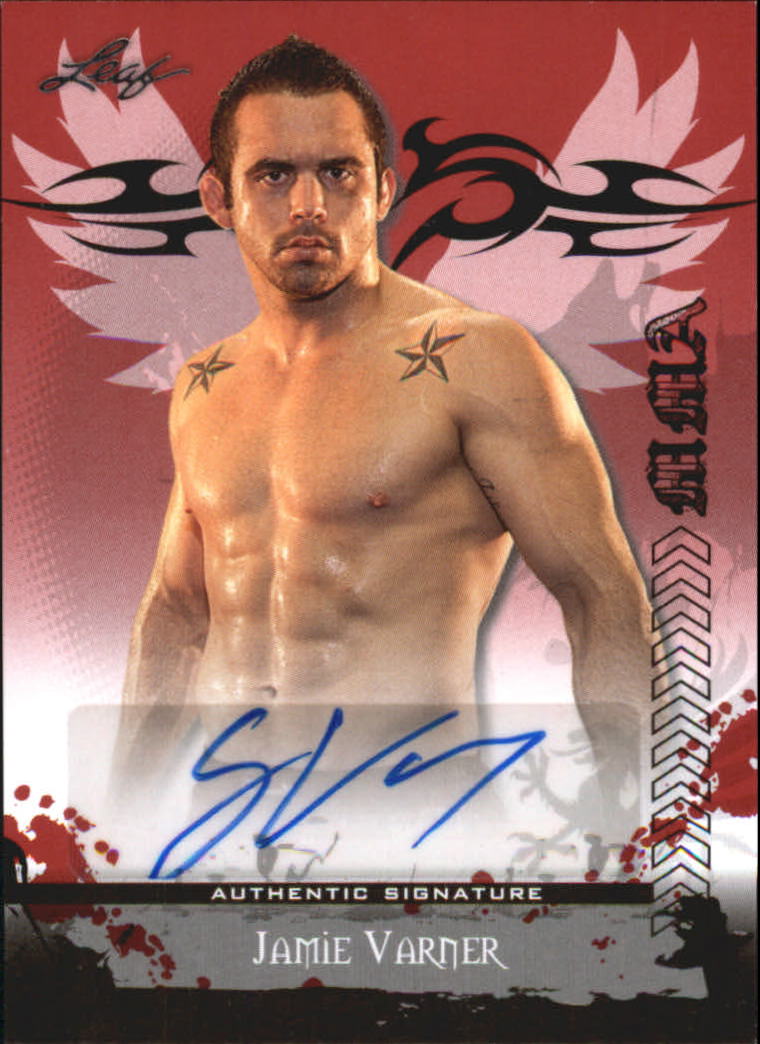 2010 Leaf MMA Autographs Red #AUJV1 Jamie Varner